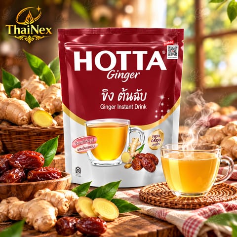 HOTTA Plus Instant Ginger Drink With Mushroom Extracts