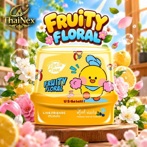 Fresh Time Air Freshener Fruity Floral Scent 180g.
