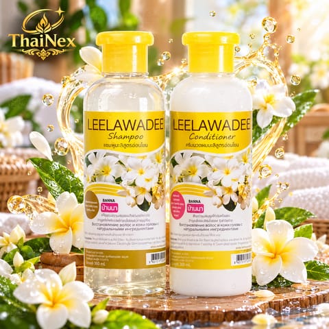 Banna Leelawadee Shampoo & Conditioner Set 360ml × 2 Bottles