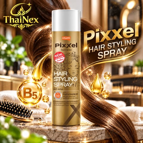 Lolane Pixxel Hair Styling Spray with Pro-Vitamin B5 350ml