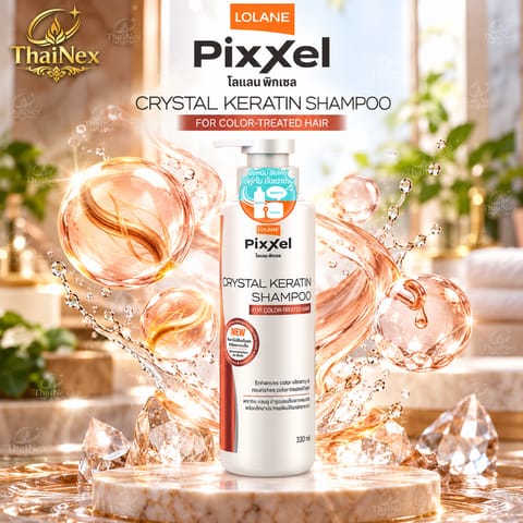 Lolane Pixxel Crystal Keratin Shampoo for Color-Treated Hair 330ml