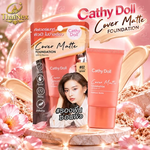 Cathy Doll Cover Matte Foundation 15ml