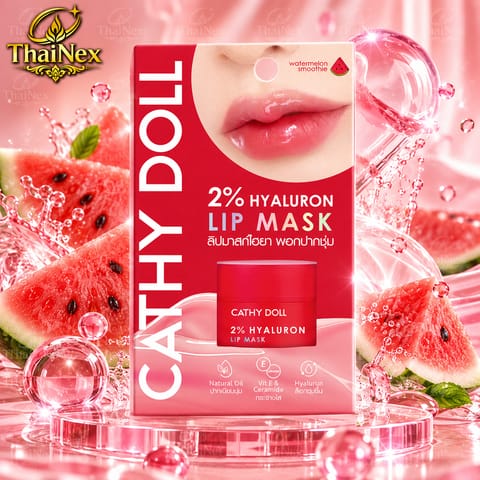 Cathy Doll 2% Hyaluron Lip Mask 4.5g – Watermelon