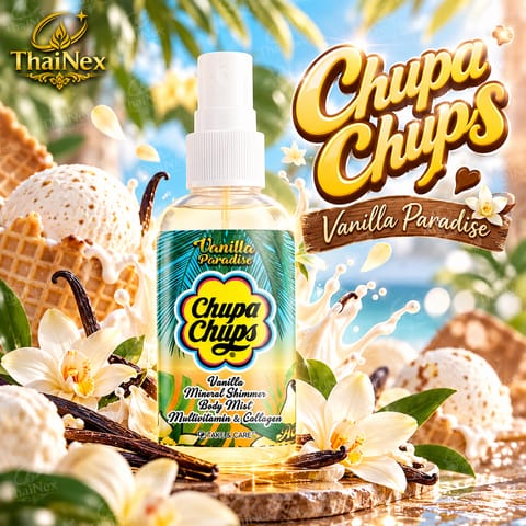 Chupa Chups Vanilla Paradise Mineral Shimmer Body Mist 60ml