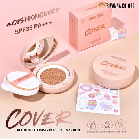 Sivanna Colors Cover All Brightening Perfect Cushion SPF35 PA+++ HF169