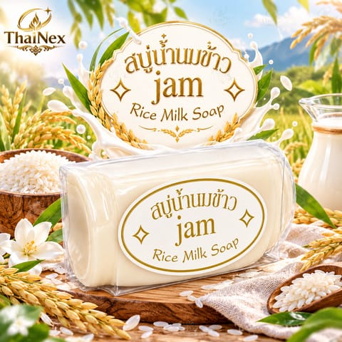 Jam Soap Rice Milk Soap 100g × 12 Bars
