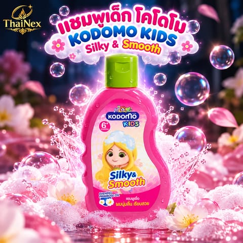 Kodomo Kids 2-in-1 Shampoo Silky & Smooth 200ml