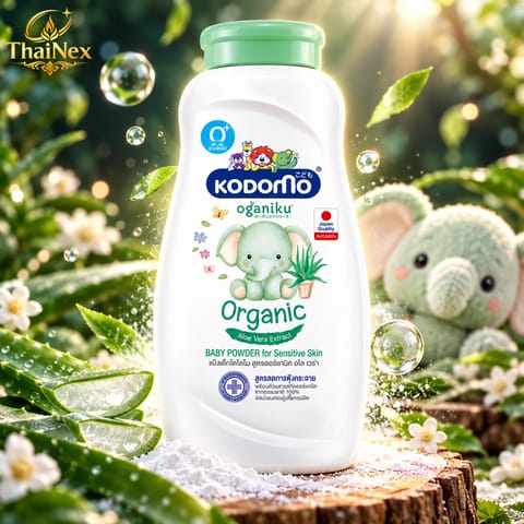 Kodomo Oganiku Organic Baby Powder for Sensitive Skin 160g