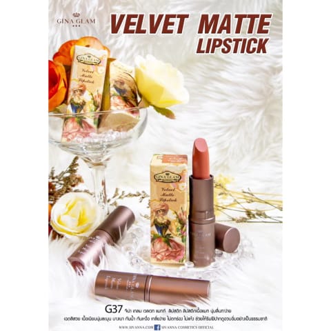 Gina Glam Velvet Matte Lipstick 4g