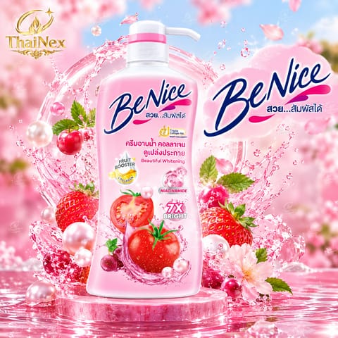 BeNice Shower Cream Beautiful Whitening 400ml