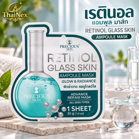 Precious Skin Retinol Glass Skin Ampoule Mask 30g