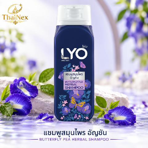 LYO Butterfly Pea Herbal Shampoo 200ml
