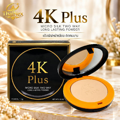 4K Plus Micro Silk Two Way Long Lasting Powder 15 g
