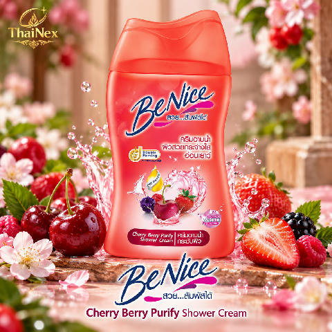 BeNice Shower Cream Cherry Berry 80ml
