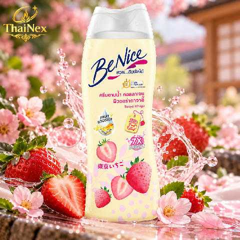 BeNice Tokyo Ichigo Shower Cream 170ml
