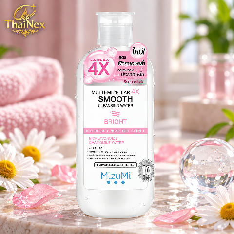 MizuMi Multi-Micellar 4X Smooth Cleansing Water Bright 500ml