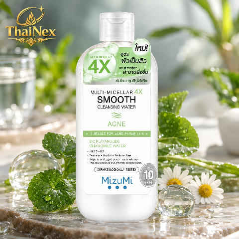 MizuMi Multi-Micellar 4X Smooth Cleansing Water Acne 500ml
