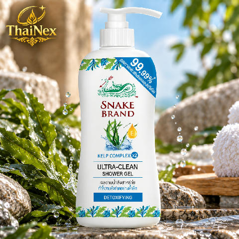 Snake Brand Shower Gel Detoxifying 450ml