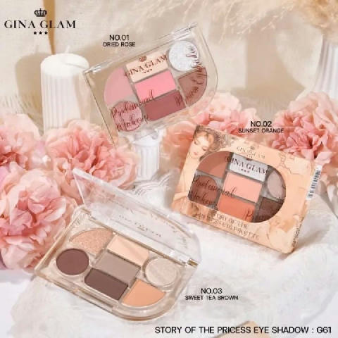 Gina Glam Story of the Princess Eyeshadow Palette – G61