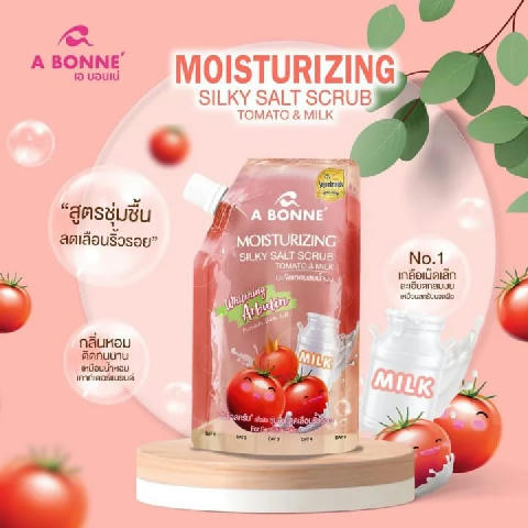 A Bonne Moisturizing Silky Salt Scrub Tomato & Milk 350g