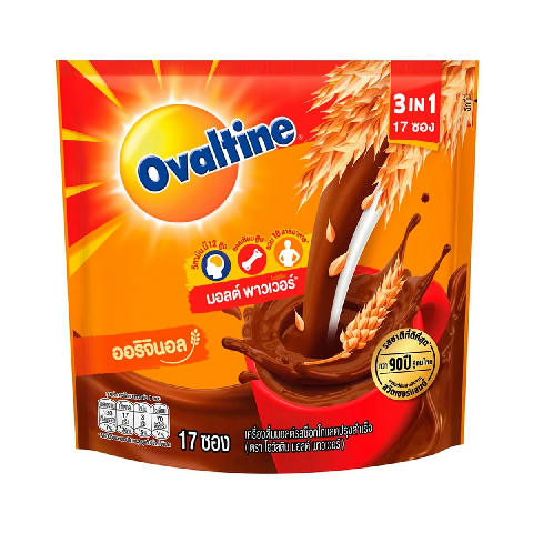 OVALTINE Malt Power 3in1 Ready Mixed Malt Beverage x 17 Sachets