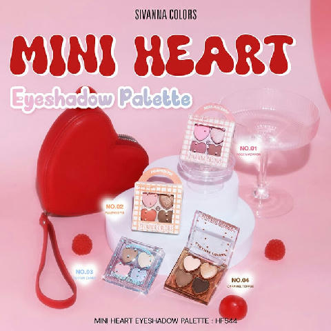Sivanna Colors Mini Heart Eyeshadow Palette – HF544