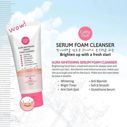 Cathy Doll Aura Whitening Foam Cleanser 100ml