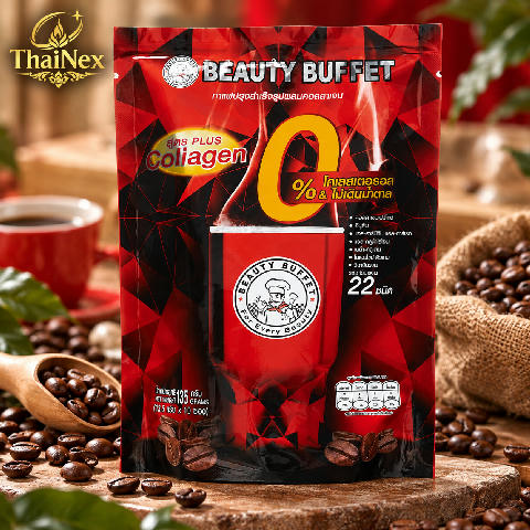 Beauty Buffet Coffee Plus Collagen [13.5g x 10 Sachets]