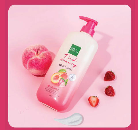 Baby Bright Peach Strawberry Body Lotion 450ml