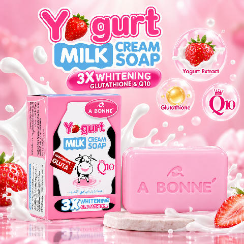 A Bonne' Yogurt Milk Cream Soap 90 G.