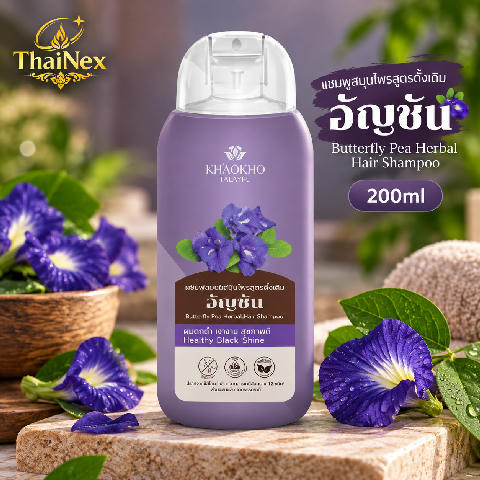 Khaokho Talaypu Herbal Conditioner Butterfly Pea 200ml