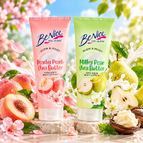 BeNice Glow & Moist  Shea Butter Collagen Body Lotion 170ml