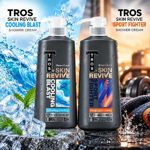 BeNice TROS Shower Cream Skin Revive 380ml